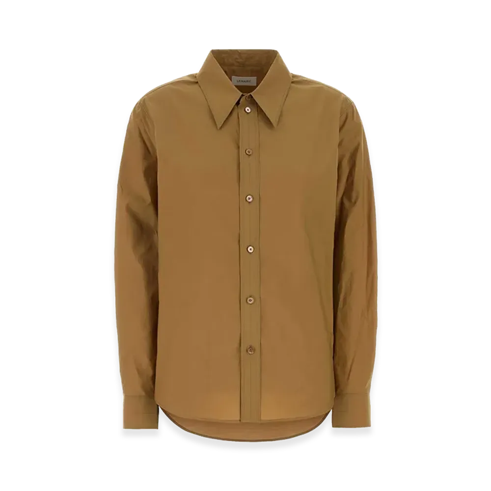 LEMAIRE Women's Poplin Shirt "Camel"