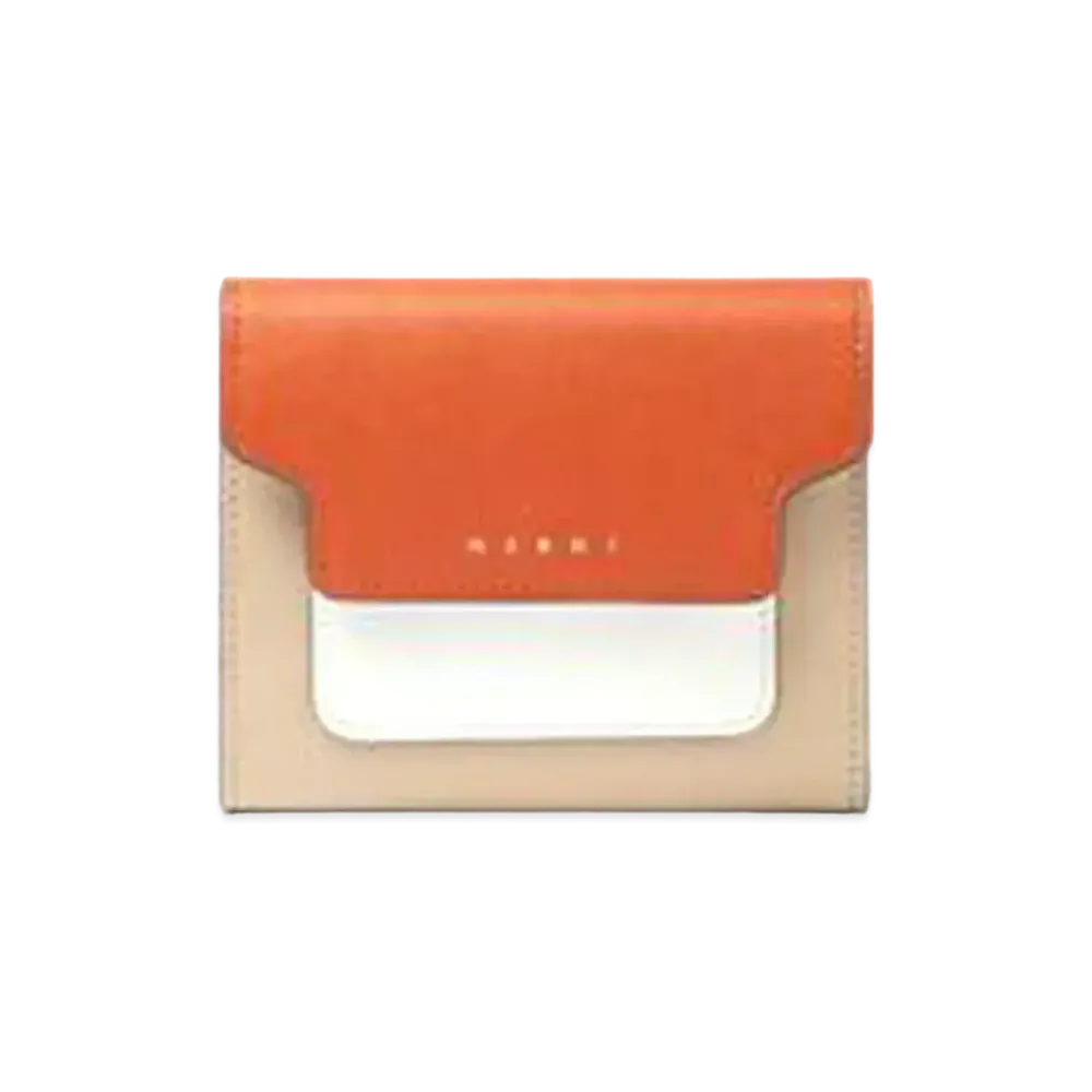 Marni Square Wallet in Saffiano Leather