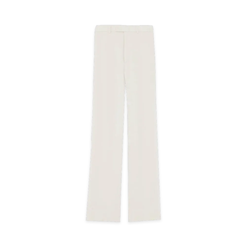 Saint Laurent Women's Trousers "White"