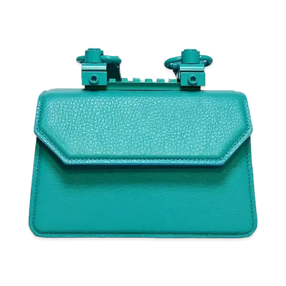 GANIKAWA GIB-01 HAND BAG(M) "TURQUOISE"