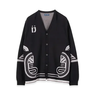 DUSTNATION GANEOVER Cardigan "Black"