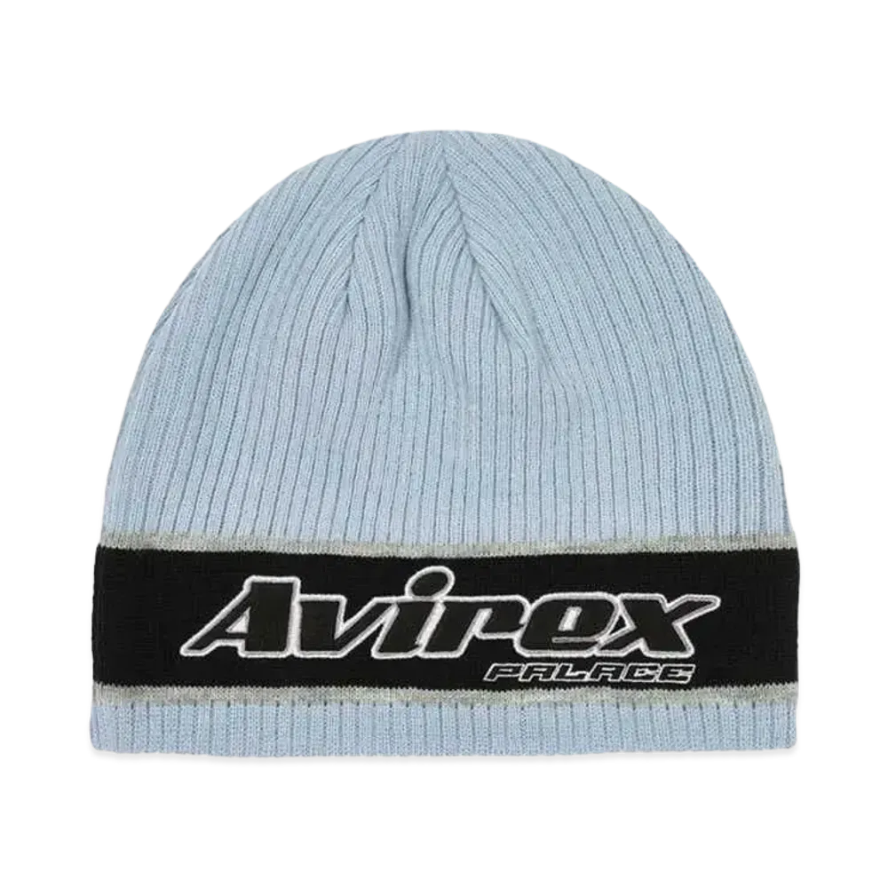 PALACE Avirex Nein Cuff Beanie "Chill Blue"