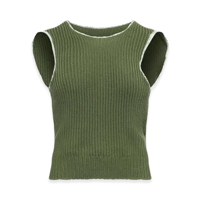 MM6 Maison Margiela Women's Top "Green"