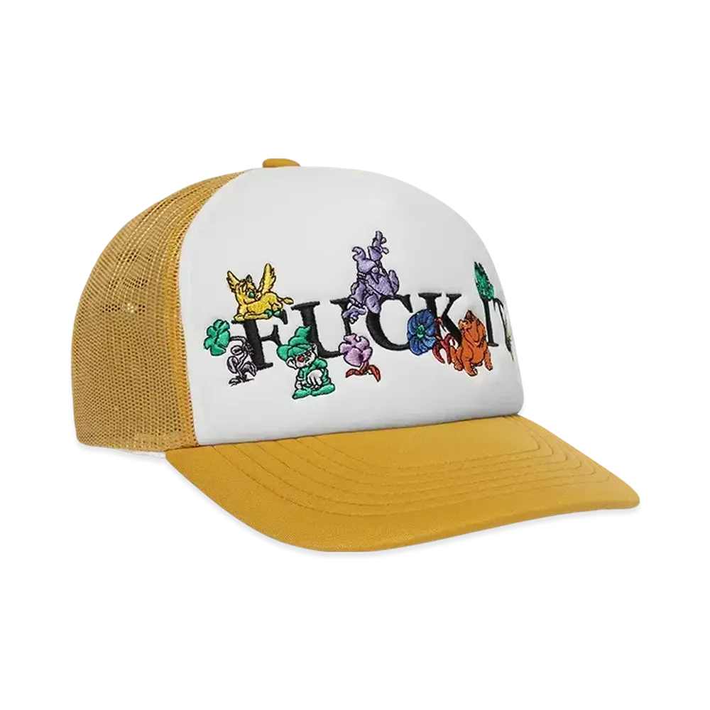 HUF Summer 25 Trip Trucker Hat "Tarragon"
