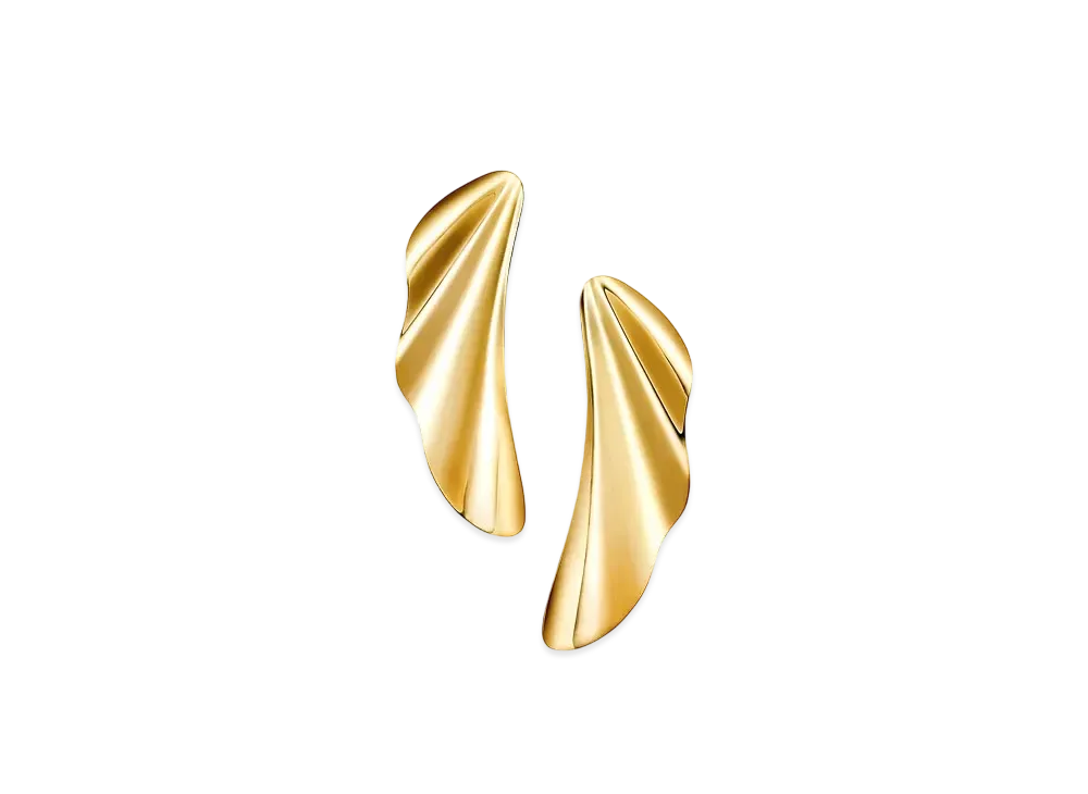 Tiffany & Co. Elsa Peretti High Tide Earrings "Yellow Gold"