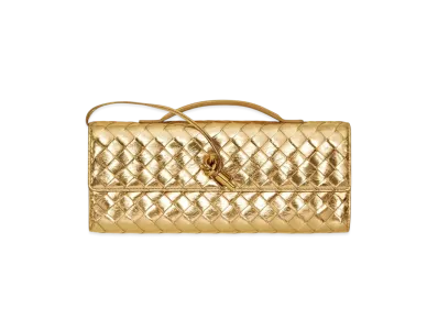 Bottega Veneta Andiamo Clutch "Gold"