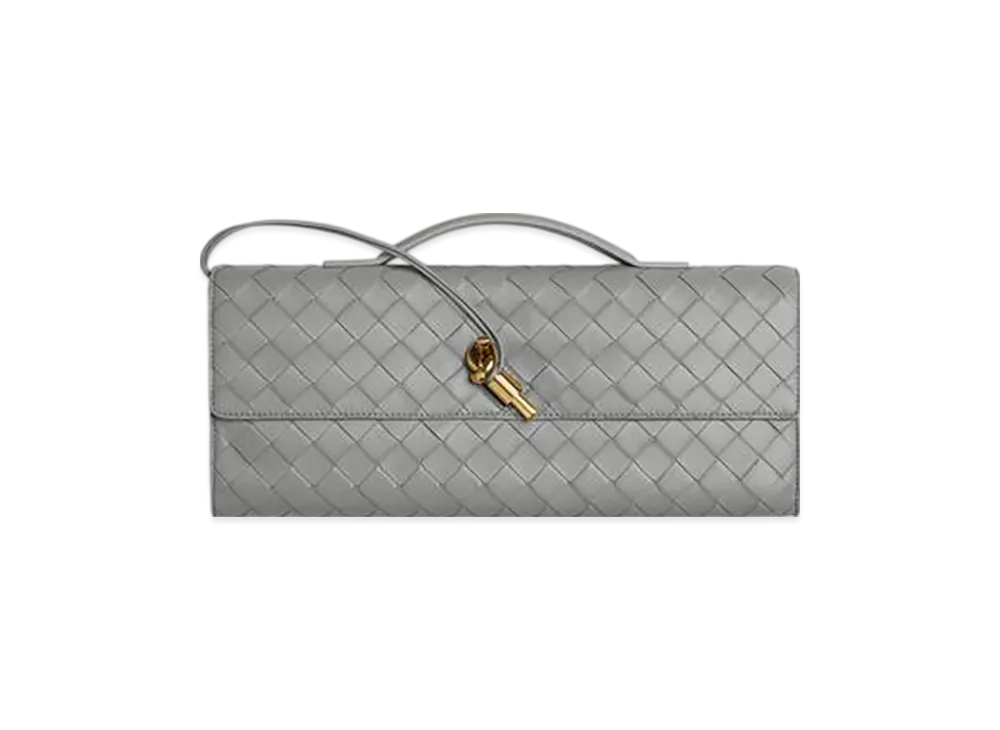 Bottega Veneta Andiamo Clutch "Sterling"