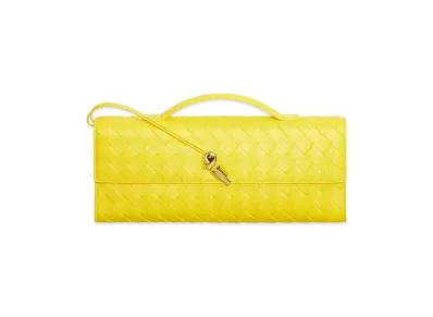 Bottega Veneta Andiamo Clutch "Sulfur"