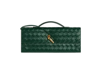 Bottega Veneta Andiamo Clutch "Emerald Green"