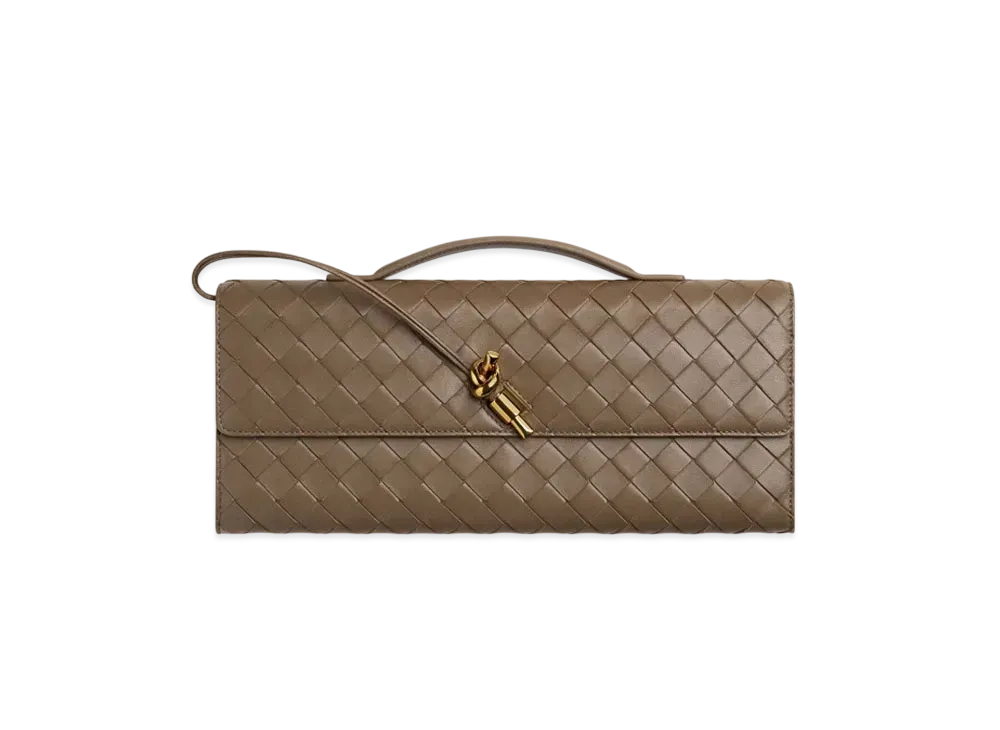 Bottega Veneta Andiamo Clutch "Pine Cone"