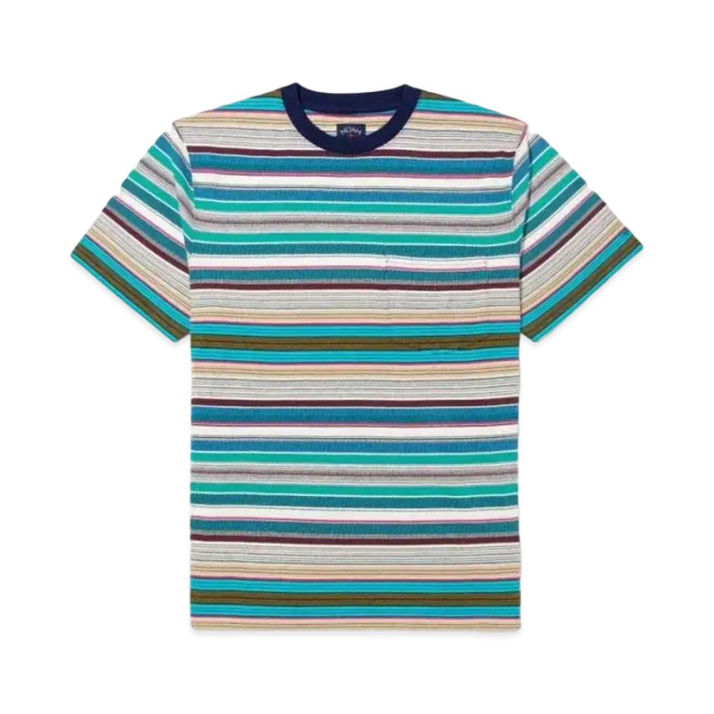 Noah Striped Pocket Tee "Blue"