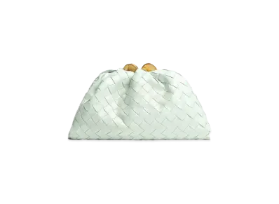 Bottega Veneta Teen Pouch Clutch "Glacia"
