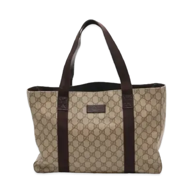 GUCCI GG Supreme PVC Leather Totebag