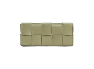 Bottega Veneta Cassette Chain Clutch "Travertine"