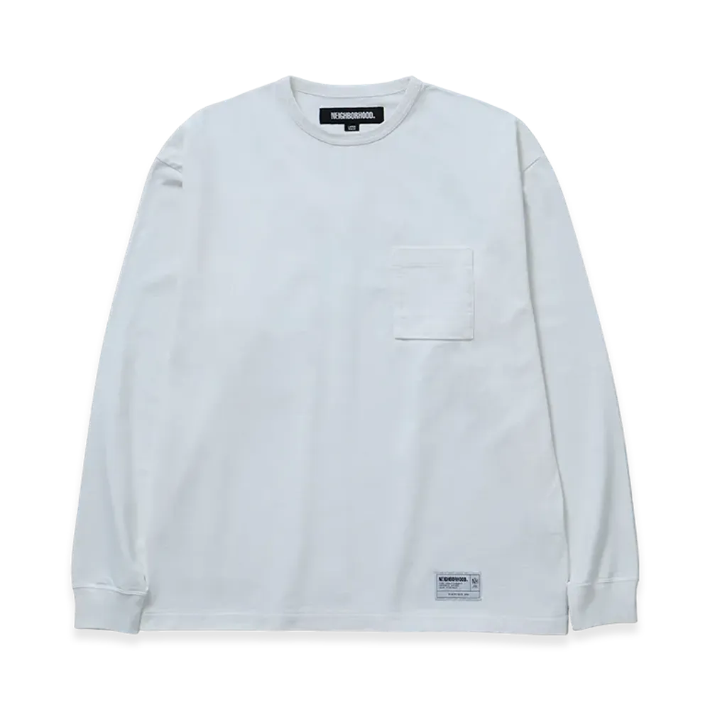 NEIGHBORHOOD Classic Crewneck LS "White"