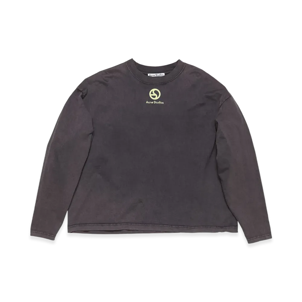 Acne Studios Logo Tee "Faded Black"