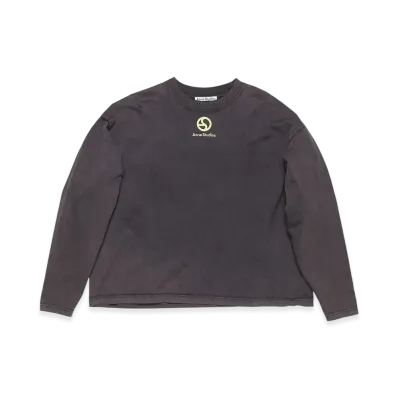 Acne Studios Logo Tee "Faded Black"