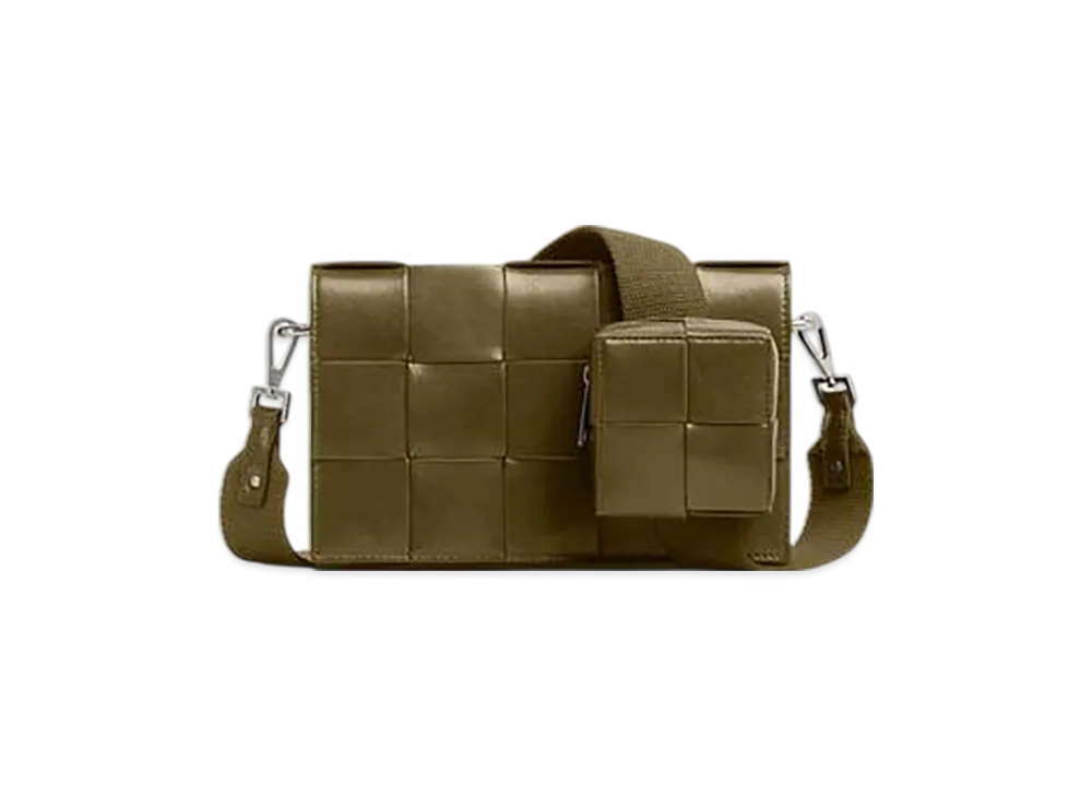 Bottega Veneta Cassette With Versatile Strap "Mud"