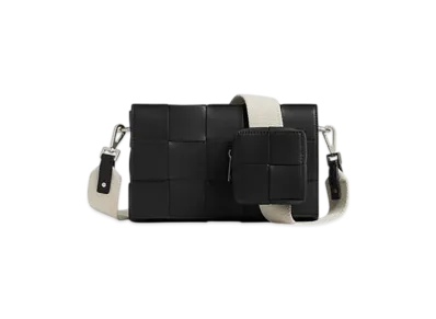 Bottega Veneta Cassette With Versatile Strap "Black"