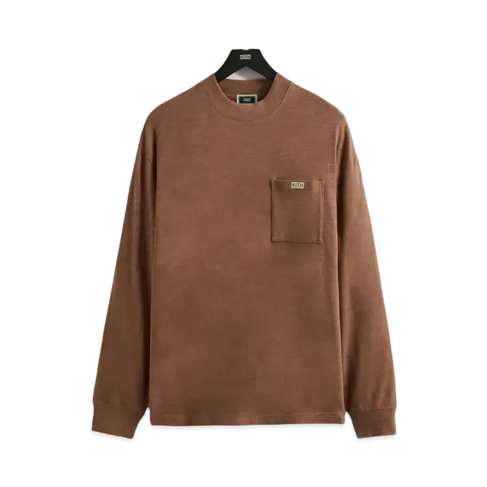 Kith L/S Mock Neck Pocket JFK "Ore"