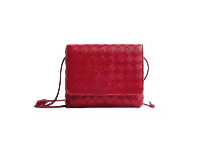 Bottega Veneta Intrecciato Woven Mini Bag "Candy Apple"