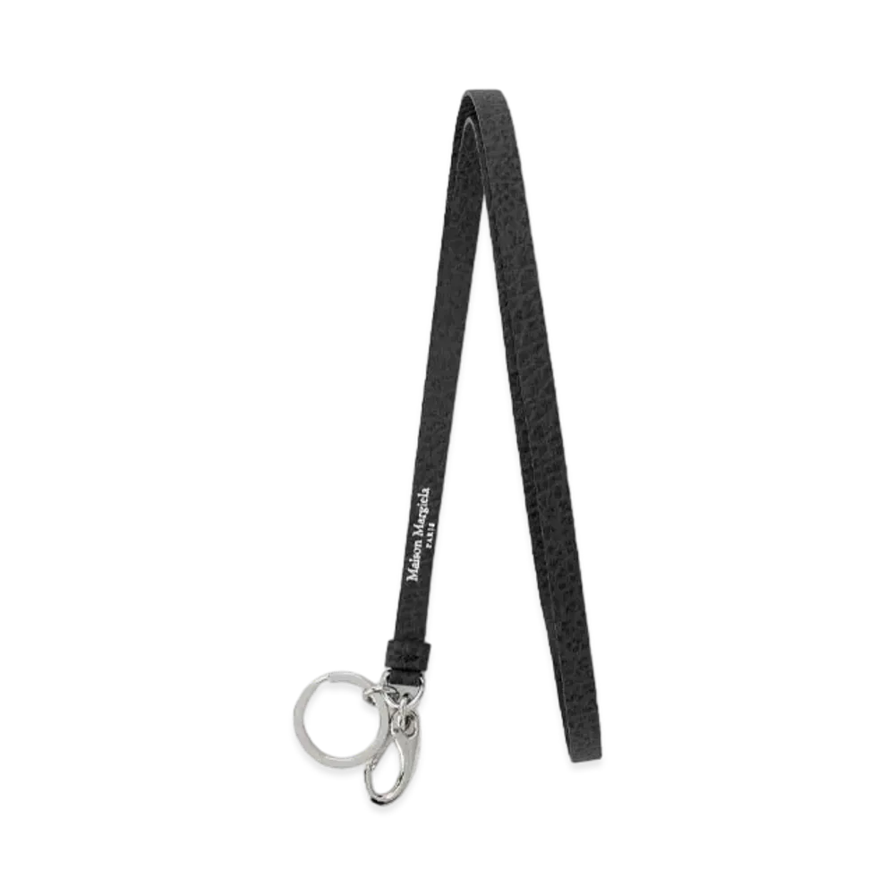 Maison Margiela Printed Logo Neck Keyring "Black"