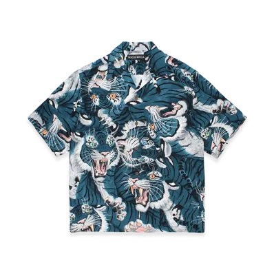 WACKO MARIA Tim Lehi / Hawaiian Shirt "Blue"