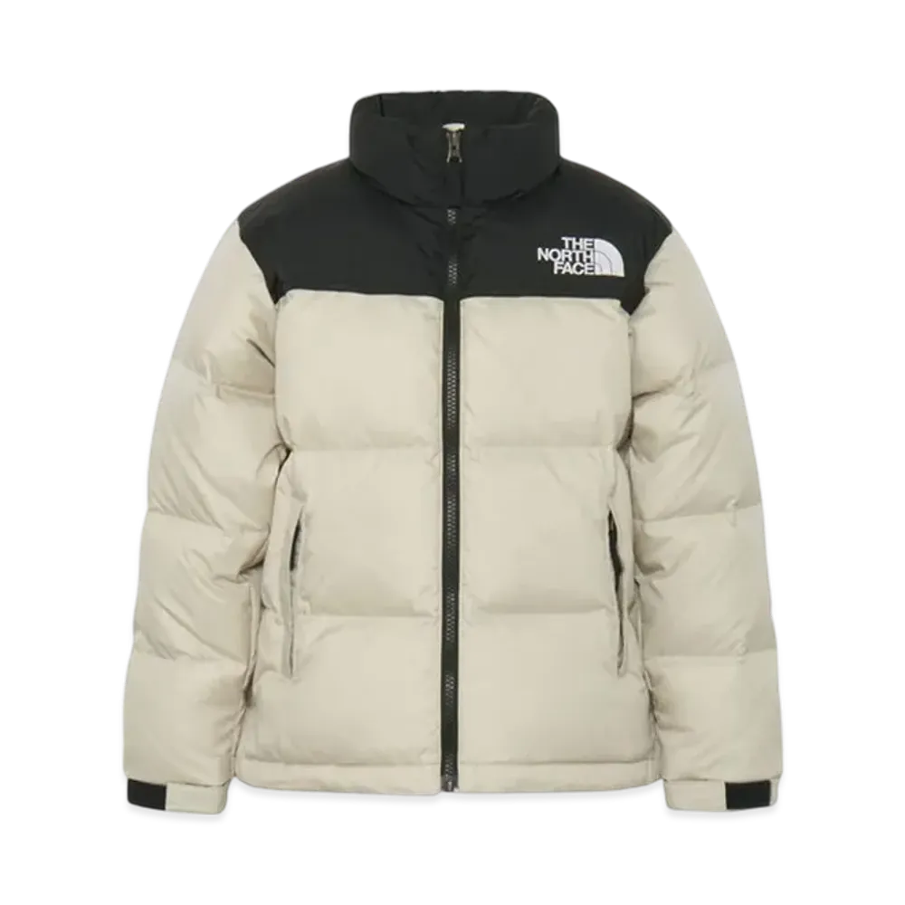 The North Face Kids Nuptse Jacket "Fossil Ivory"