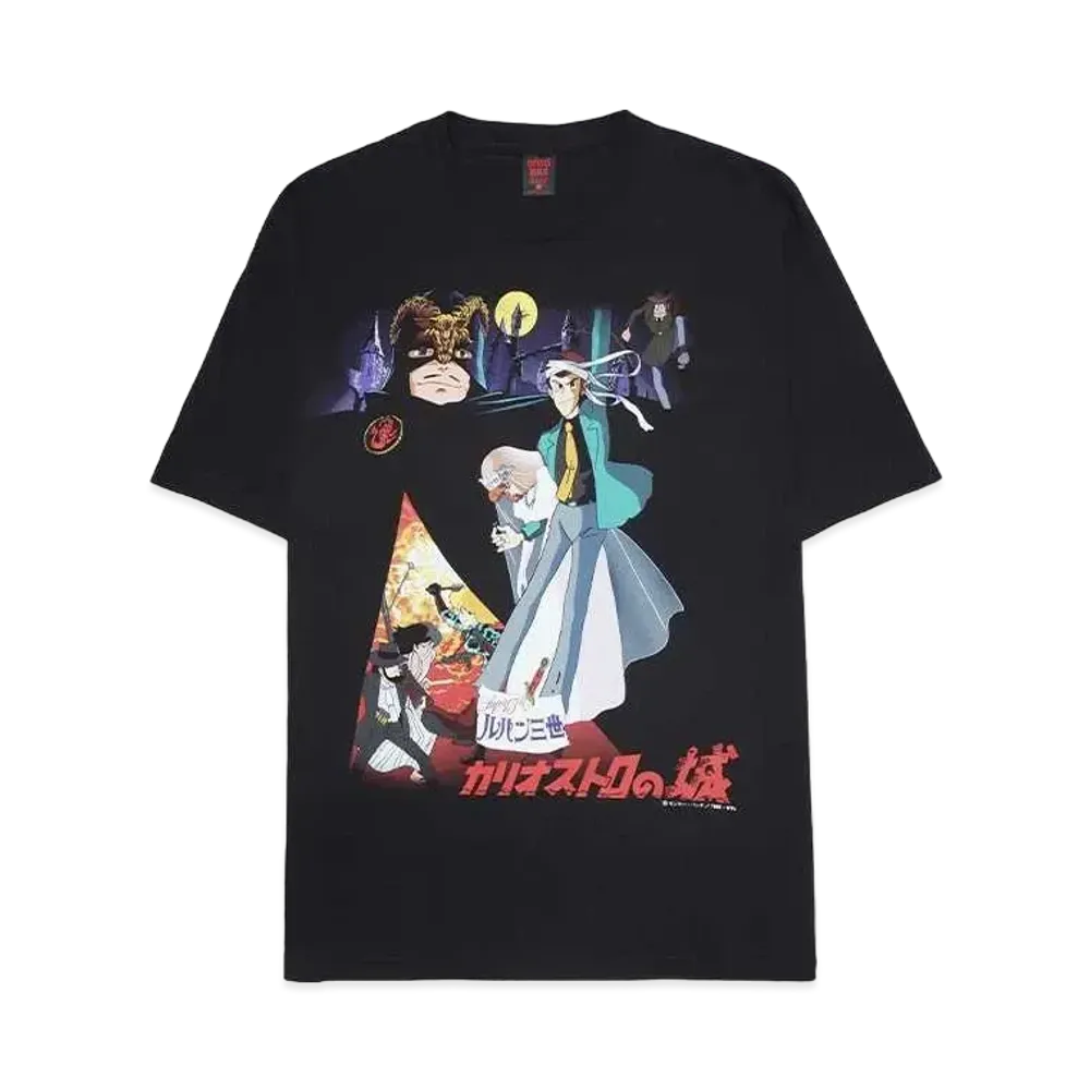 Geeks Rule 15 Silkscreen Printing x Lupin the Third The castle of cagliostro "Black"
