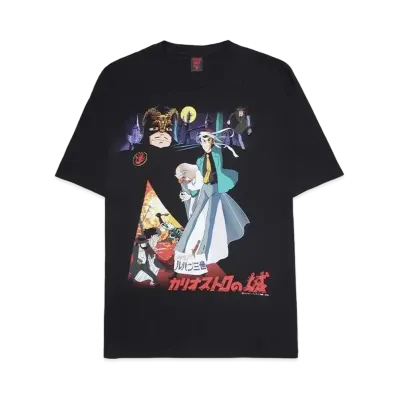 Geeks Rule 15 Silkscreen Printing x Lupin the Third The castle of cagliostro "Black"