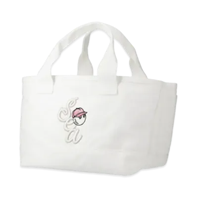 WIND AND SEA x Malbon Golf Tote Bag "White"