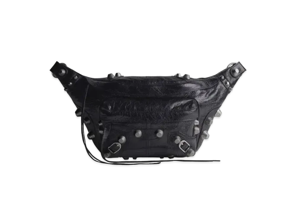 バレンシア ル カゴール ミディアム ベルトバッグ "ブラック" 742014210KR1000