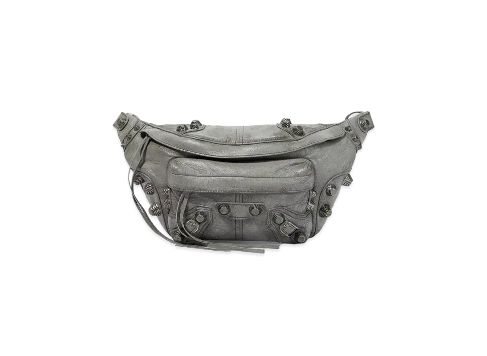 BALENCIAGA Le Cagole Medium Belt Bag "Grey"