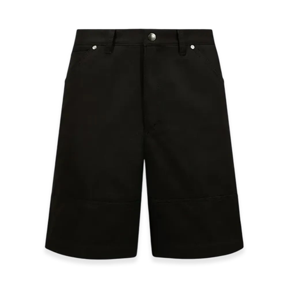 MONCLER Cotton Bermuda Shorts "Black"