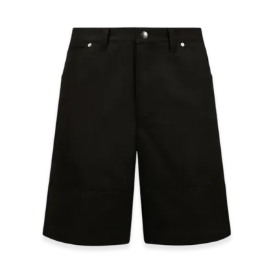 MONCLER Cotton Bermuda Shorts "Black"