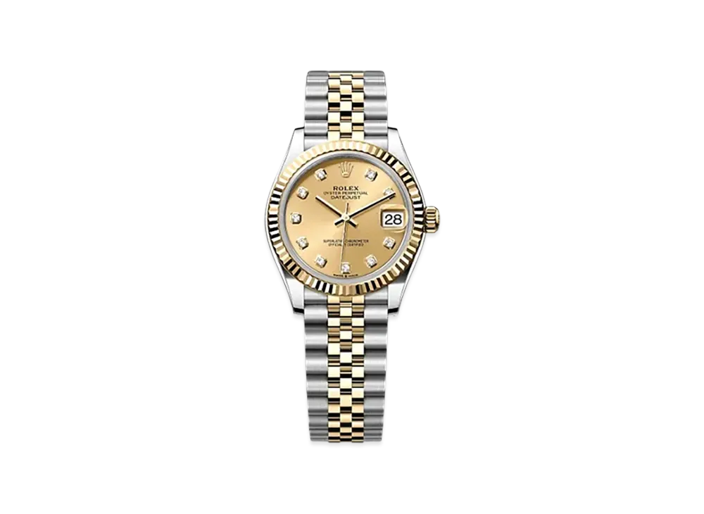 ROLEX Datejust 31mm Oystersteel & Yellow Gold 278273 "Champagne-colour"