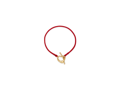 Tiffany & Co. Open Heart Bracelet "Yellow Gold/Red"