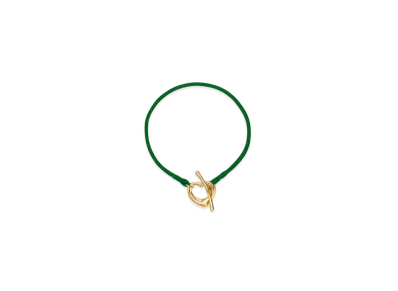 Tiffany & Co. Open Heart Bracelet "Yellow Gold/Green"