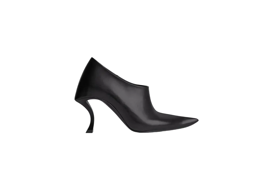 BALENCIAGA Women's Hourglass 100mm Pump In Soft Calfskin "Black"