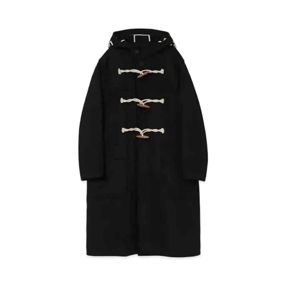UNDERCOVER Wool Duffle Coat "Black"
