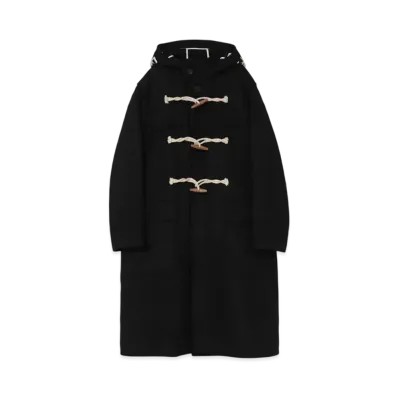 UNDERCOVER Wool Duffle Coat "Black"