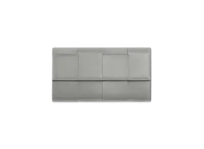 Bottega Veneta Cassette Large Flap Wallet "Sterling/Zenith"
