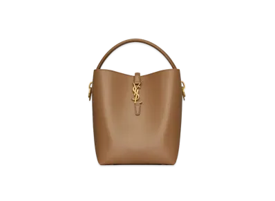 Saint Laurent LE 37 in Shiny Leather "Dark Cork"