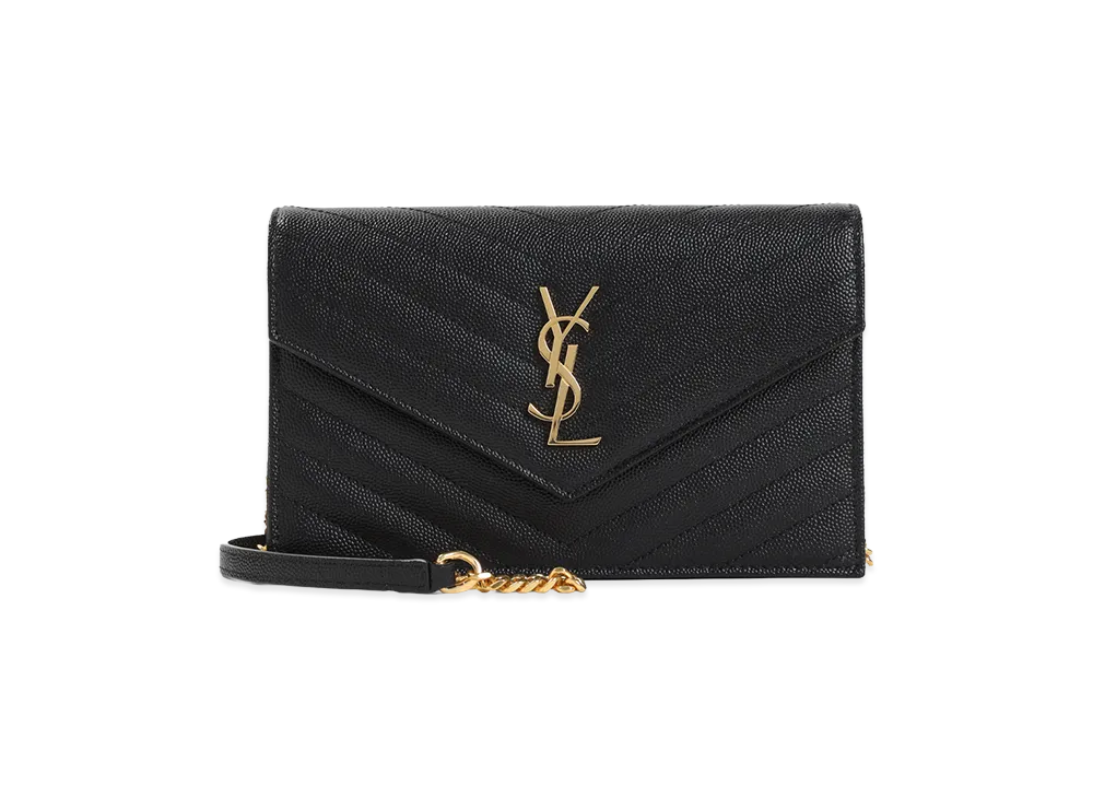 Saint Laurent Women's 'Cassandre' Wallet "Black"