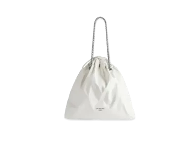 BALENCIAGA Crush Medium Tote Bag "White"