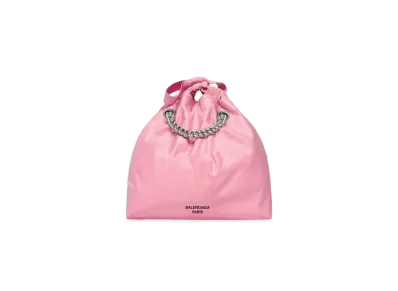 BALENCIAGA Crush Small Tote Bag "Pink"
