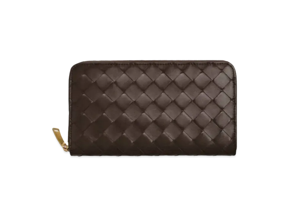 Bottega Veneta Zip Around Wallet "Fondant"