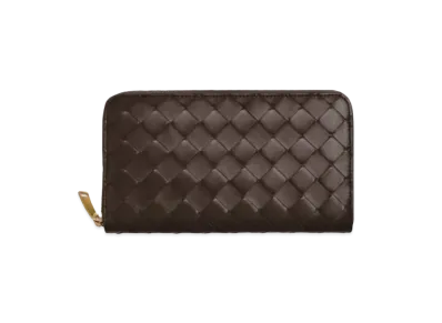 Bottega Veneta Zip Around Wallet "Fondant"