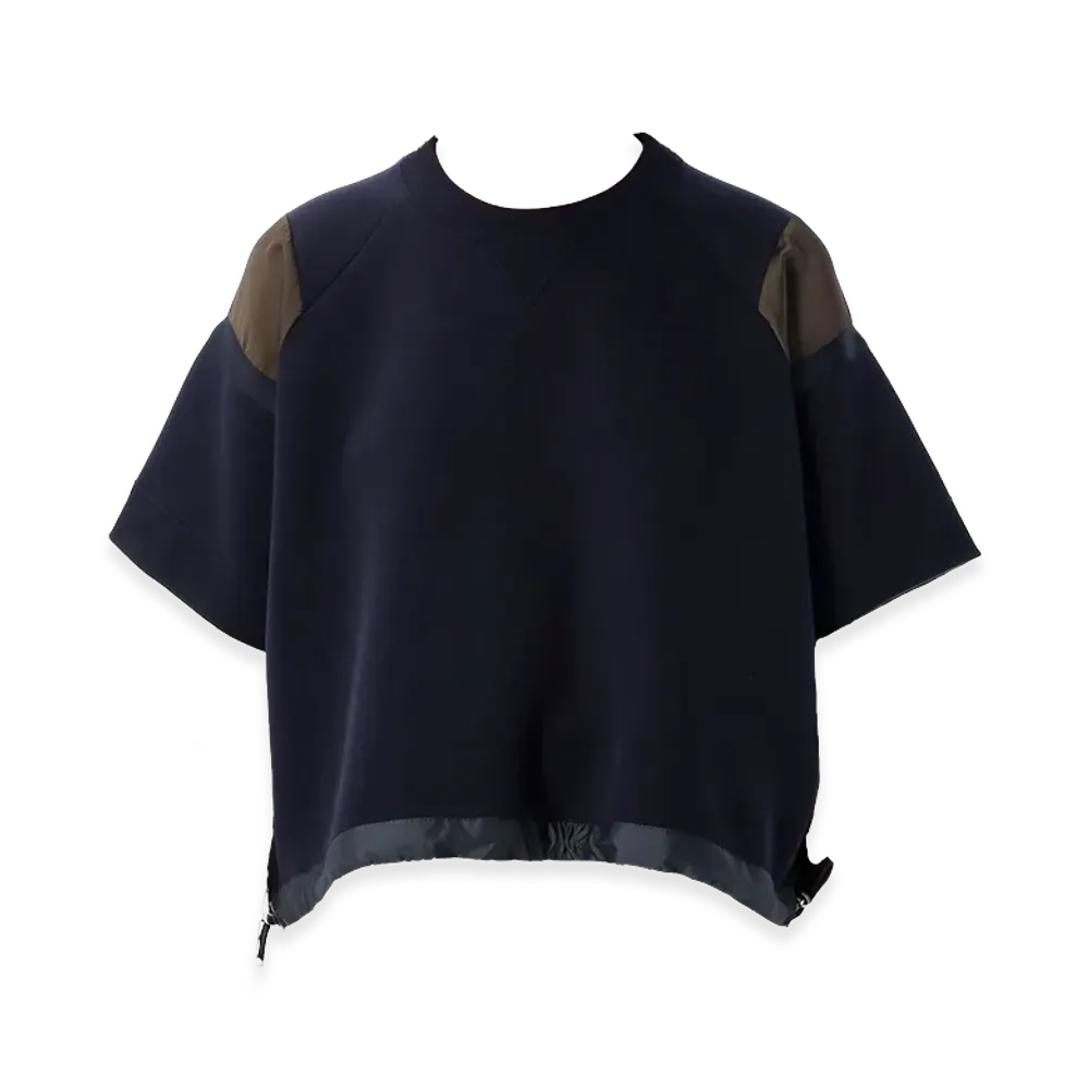 sacai Women's S/S Sweatshirt "Blue"