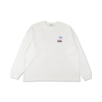 WIND AND SEA x KISSADOPE L/S T-SHIRT (CHERRY_PATTERN) "White"
